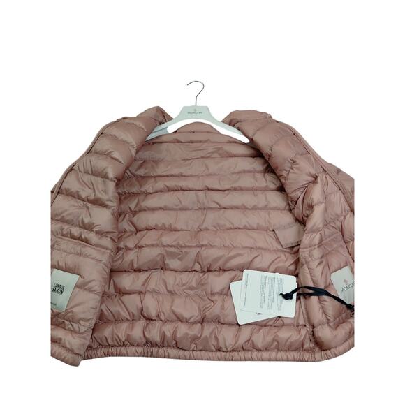 Moncler Puffer Jacket Down Women’s Size 5 Made in Pink $1,150 - Picture 9 of 13